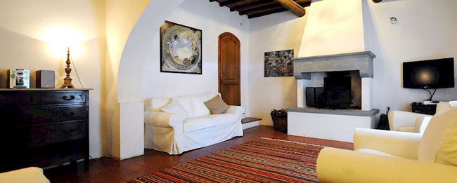 Doppelbettzimmer im Casa al Monte di Sopra