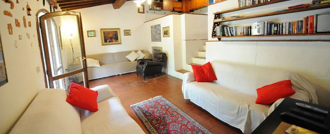 Wohnzimmer im Casa al Monte di Sopra